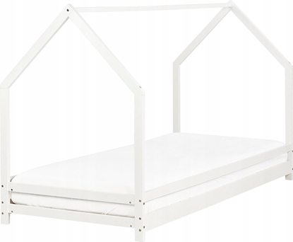 Attēls no Beliani óko dziecice domek drewniane 90 x 200 cm biae APPY