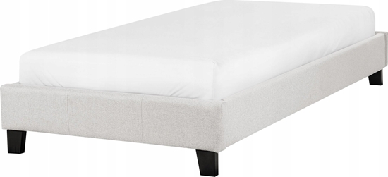 Picture of Beliani óko jasnoszare tapicerowane ze stelaem 90 x 200 cm ROANNE