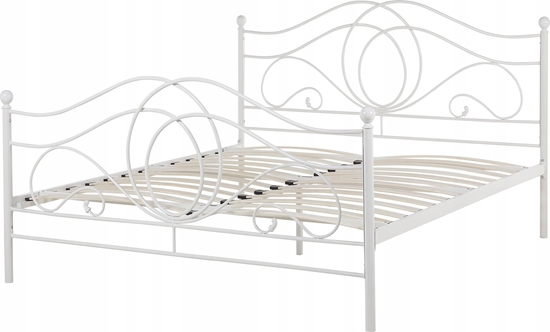 Изображение Beliani óko metalowe 140 x 200 cm biae LYRA