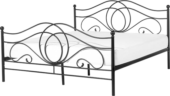 Picture of Beliani óko metalowe 180 x 200 cm czarne LYRA