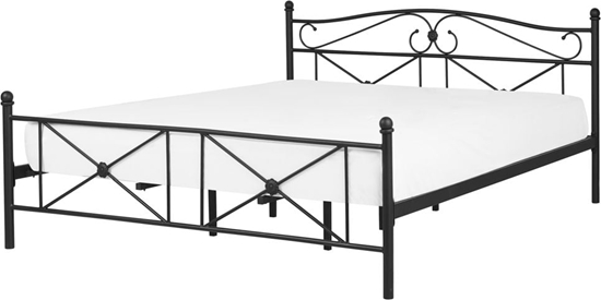 Picture of Beliani óko metalowe 180 x 200 cm czarne RODEZ