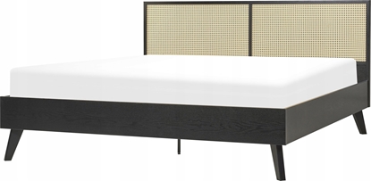 Picture of Beliani óko rattanowe 180 x 200 cm czarne MONPAZIER