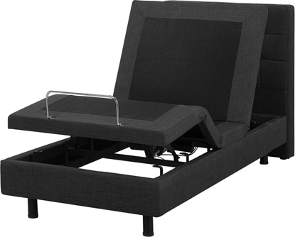 Picture of Beliani óko regulowane tapicerowane 80 x 200 cm szare DUKE