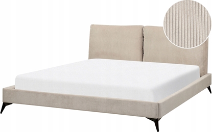 Picture of Beliani óko sztruksowe 180 x 200 cm beowoszare MELLE