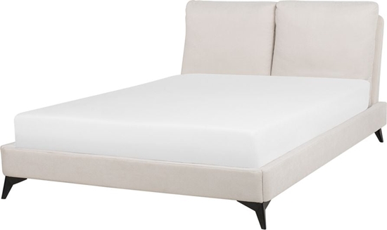 Picture of Beliani óko tapicerowane 160 x 200 cm beowe MELLE