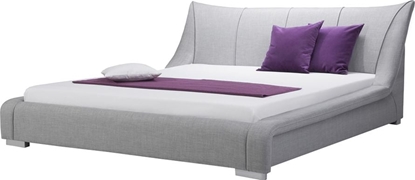 Picture of Beliani óko tapicerowane 160 x 200 cm szare NANTES