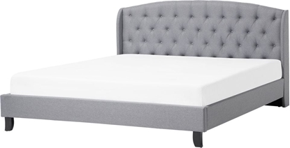 Picture of Beliani óko tapicerowane 180 x 200 cm szare BORDEAUX