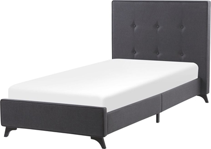 Picture of Beliani óko tapicerowane 90 x 200 cm szare AMBASSADOR