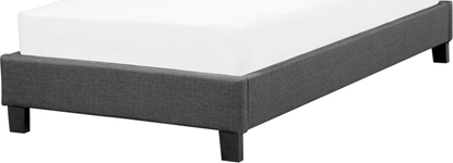 Picture of Beliani óko tapicerowane bez zagówka 90 x 200 cm szare ROANNE