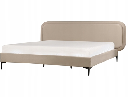 Picture of Beliani óko Welur SUZETTE 180 x 200 cm Beowy