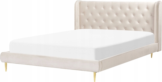 Изображение Beliani óko welurowe 160 x 200 cm beowe FORBACH