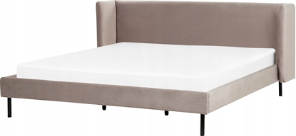 Attēls no Beliani óko welurowe 180 x 200 cm beowoszare ARETTE