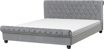 Picture of Beliani óko welurowe 180 x 200 cm szare AVALLON