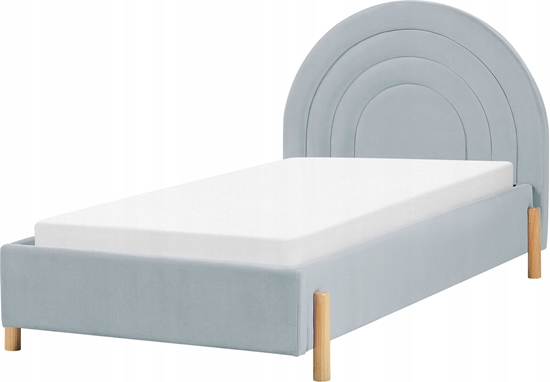 Picture of Beliani óko welurowe 90 x 200 cm jasnoniebieskie ANET