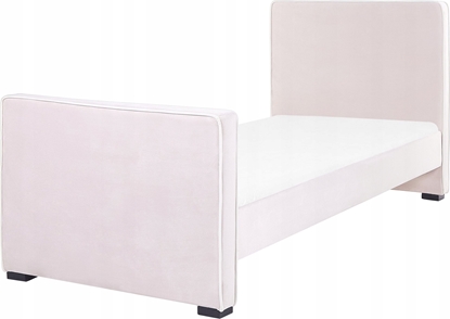 Attēls no Beliani óko welurowe 90 x 200 cm róowe TEENIE