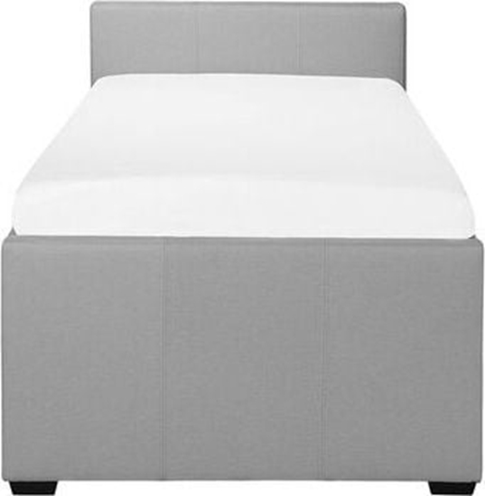 Picture of Beliani óko wysuwane tapicerowane 80 x 200 cm jasnoszare MARMANDE