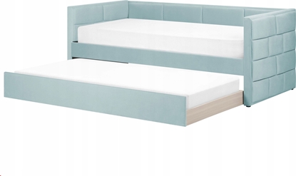 Attēls no Beliani óko wysuwane welurowe 90 x 200 cm mitowo zielone CHAVONNE