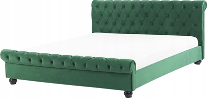 Attēls no Beliani óko wodne welurowe 160 x 200 cm zielone AVALLON