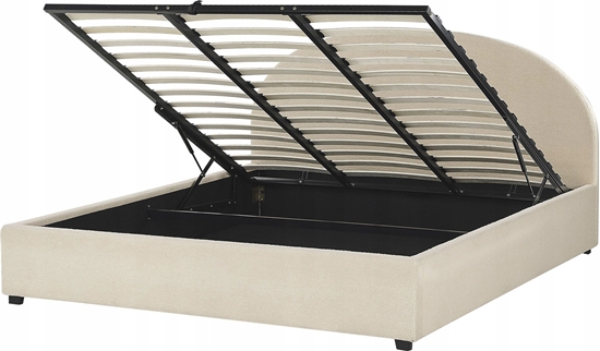 Picture of Beliani óko z pojemnikiem boucle 180 x 200 cm beowe VAUCLUSE