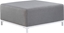 Изображение Beliani Otomana ogrodowa szara z biaym ROVIGO