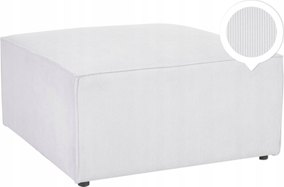 Picture of Beliani Otomana sztruksowa zamana biel LEMVIG