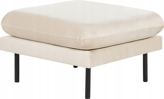 Picture of Beliani Otomana welurowa jasnobeowa VINTERBRO