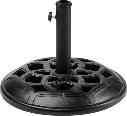 Attēls no Beliani Podstawa pod parasol 50 cm czarna CETO (124756)