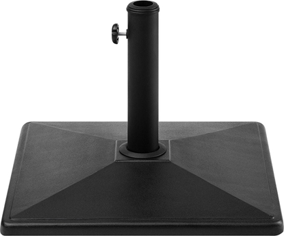 Attēls no Beliani Podstawa pod parasol 50 x 50 cm czarna CERVO (124805)