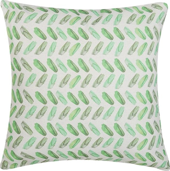 Picture of Beliani Poduszka dekoracyjna 45 x 45 cm zielono-biaa PRUNUS