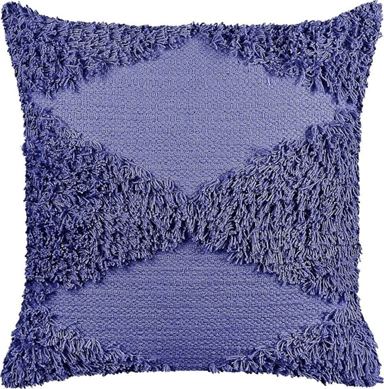 Picture of Beliani Poduszka dekoracyjna baweniana tuftowana 45 x 45 cm fioletowa RHOEO!