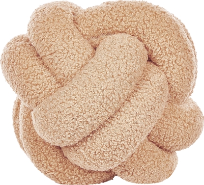 Attēls no Beliani Poduszka dekoracyjna Boucle Piaskowy MALNI