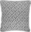 Attēls no Beliani Poduszka dekoracyjna makrama 45 x 40 cm szara KIZKALESI