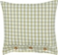 Изображение Beliani Poduszka dekoracyjna w krat 45 x 45 cm oliwkowo-biaa TALYA