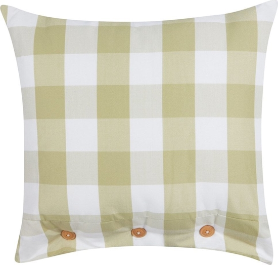 Picture of Beliani Poduszka dekoracyjna w krat 45 x 45 cm zielona TAMNINE