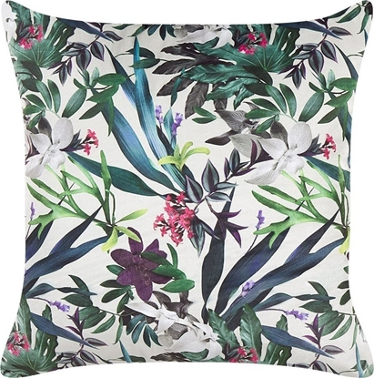 Attēls no Beliani Poduszka dekoracyjna w licie 45 x 45 cm zielona GASTERIA!