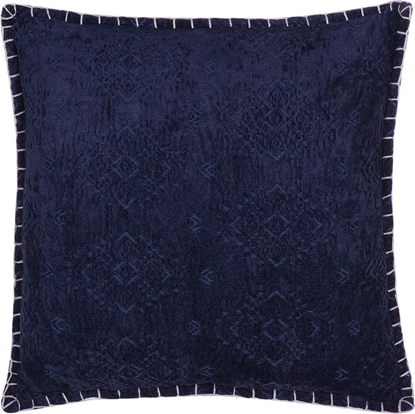 Attēls no Beliani Poduszka dekoracyjna w ornamenty 45 x 45 cm niebieska MELUR