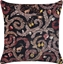 Picture of Beliani Poduszka dekoracyjna welurowa z motywem rolinnym 45 x 45 cm czarno-róowa RICINUS!