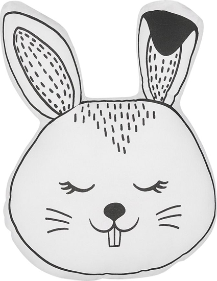 Picture of Beliani Poduszka dla dzieci królik 53 x 43 cm biao-czarna KANPUR