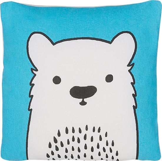 Picture of Beliani Poduszka dla dzieci mi 45 x 45 cm niebieska WARANASI