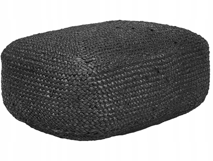 Picture of Beliani Poduszka podogowa ISARDA Juta Czarny