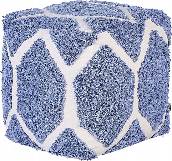 Picture of Beliani Puf 40 x 40 cm beowo-niebieski ROJHAN
