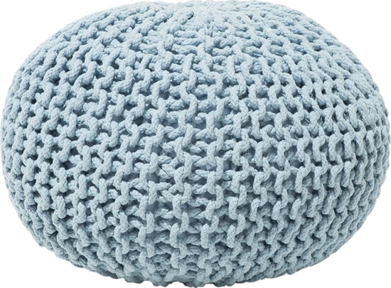 Picture of Beliani Puf 50 x 35 cm jasnoniebieski CONRAD