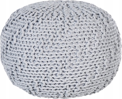 Picture of Beliani Puf 50 x 35 cm szary PRIENE