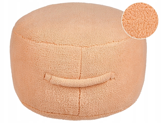 Picture of Beliani Puf 50 x 50 x 30 cm pomaraczowy ADLANA