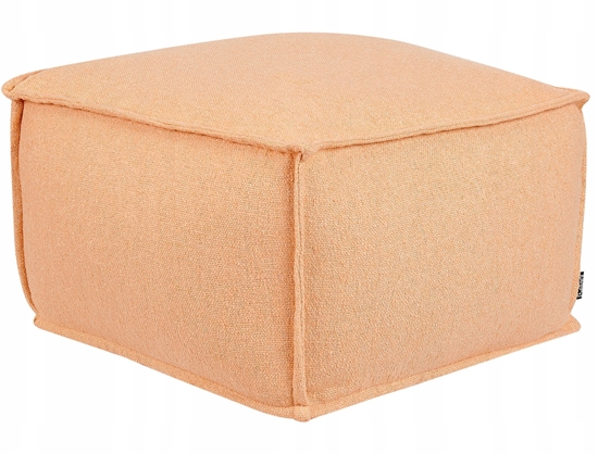 Picture of Beliani Puf baweniany 50 x 50 x 30 cm pomaraczowy SHERALI