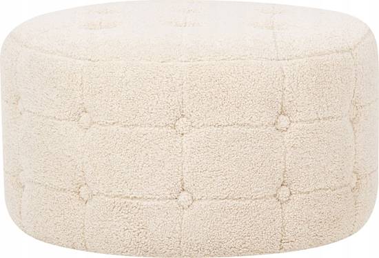 Picture of Beliani Puf boucle  55 cm beowy TAMPA