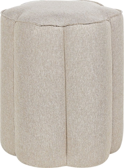 Picture of Beliani Puf lniany 39 x 34 cm beowy TAPPEN