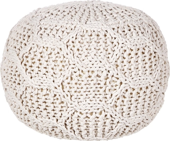 Picture of Beliani Puf makrama 50 x 35 cm beowy TRIMAN