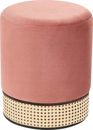 Picture of Beliani Puf welurowy  35 cm róowy YANKTON