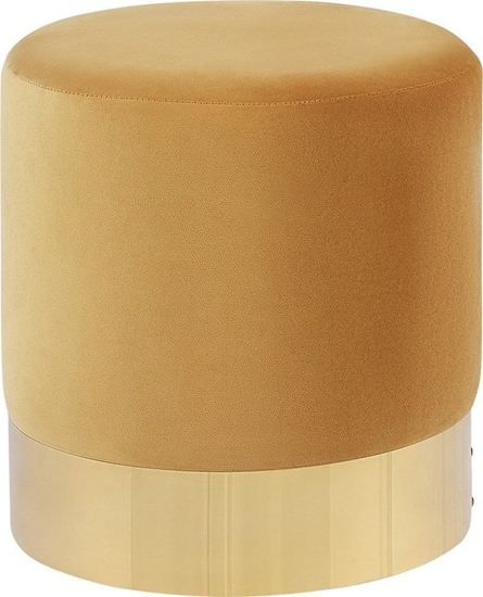 Picture of Beliani Puf welurowy  39 cm zóty SOPHIA!